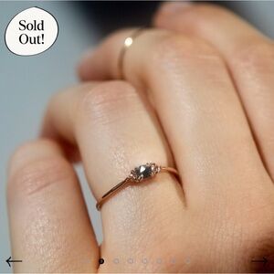 Catbird Slumberous Light Ring, Black Diamond